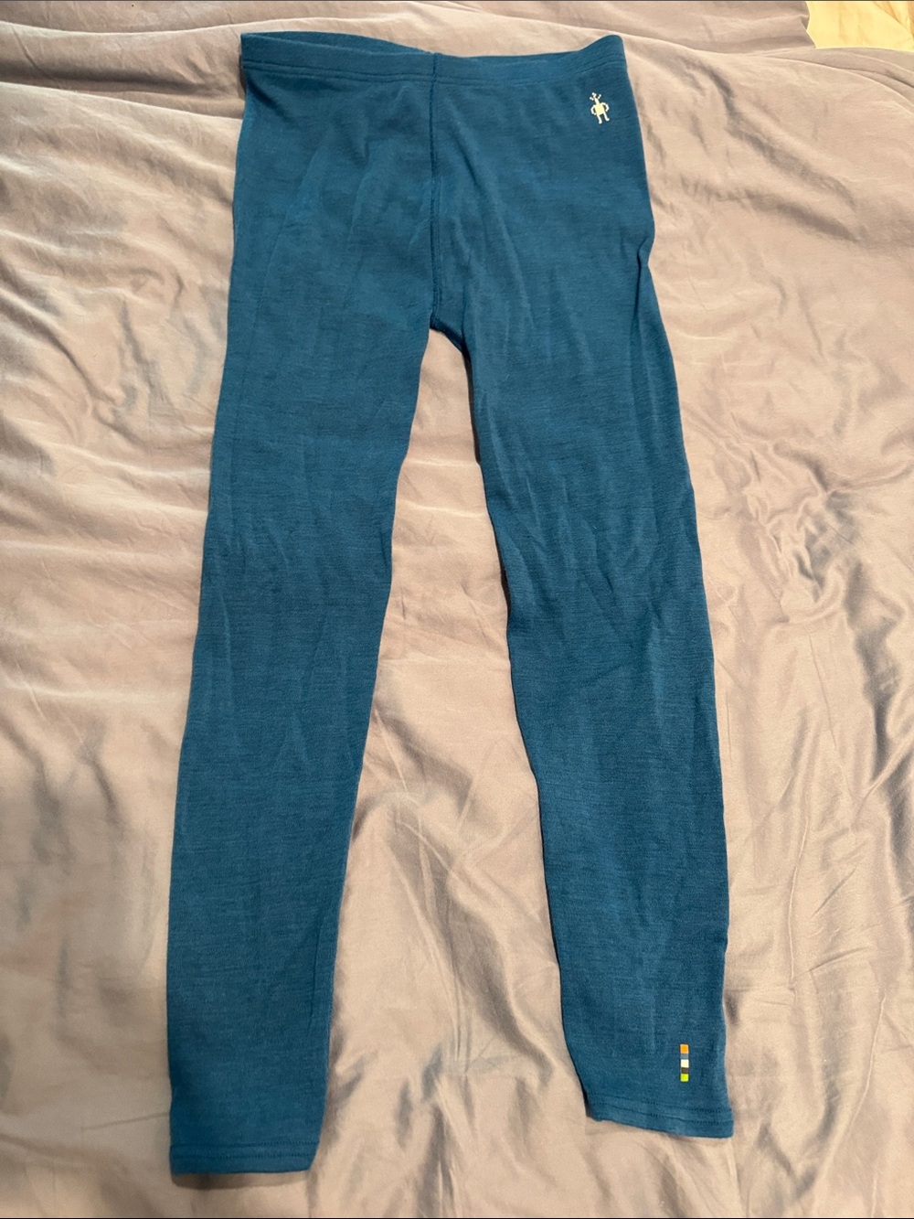 Smartwool base layer pants 100% merino wool blue   XL